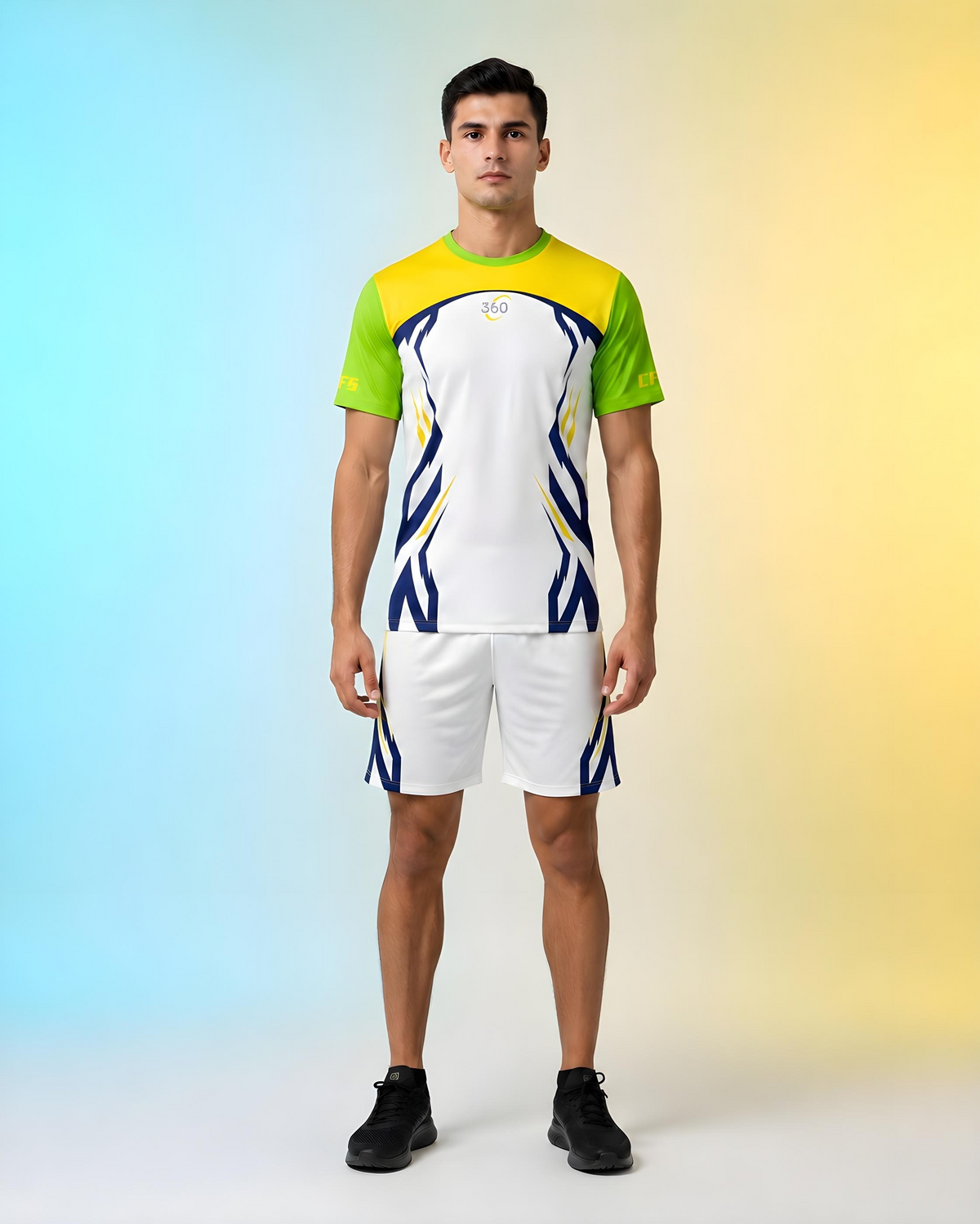Customfit VoltEdge Dry-Fit Sports T-Shirt (CFS307)-Customfit VoltEdge Dry-Fit Sports T-Shirt (CFS307)