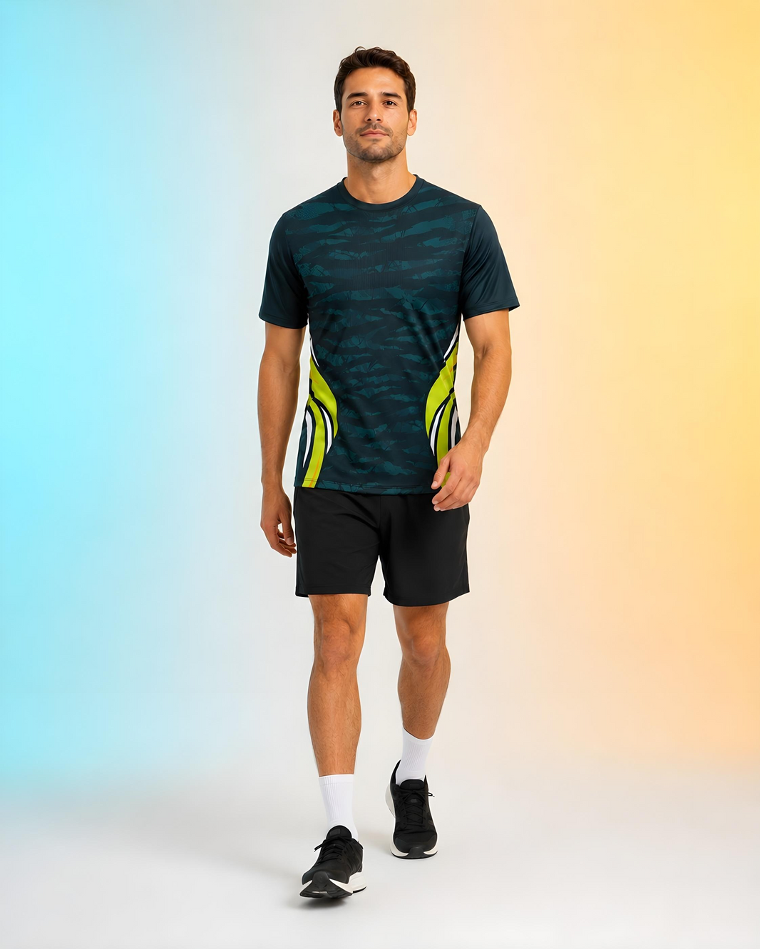 Customfit Stealth Camo Active Jersey (CFS322)-Customfit Stealth Camo Active Jersey (CFS322)