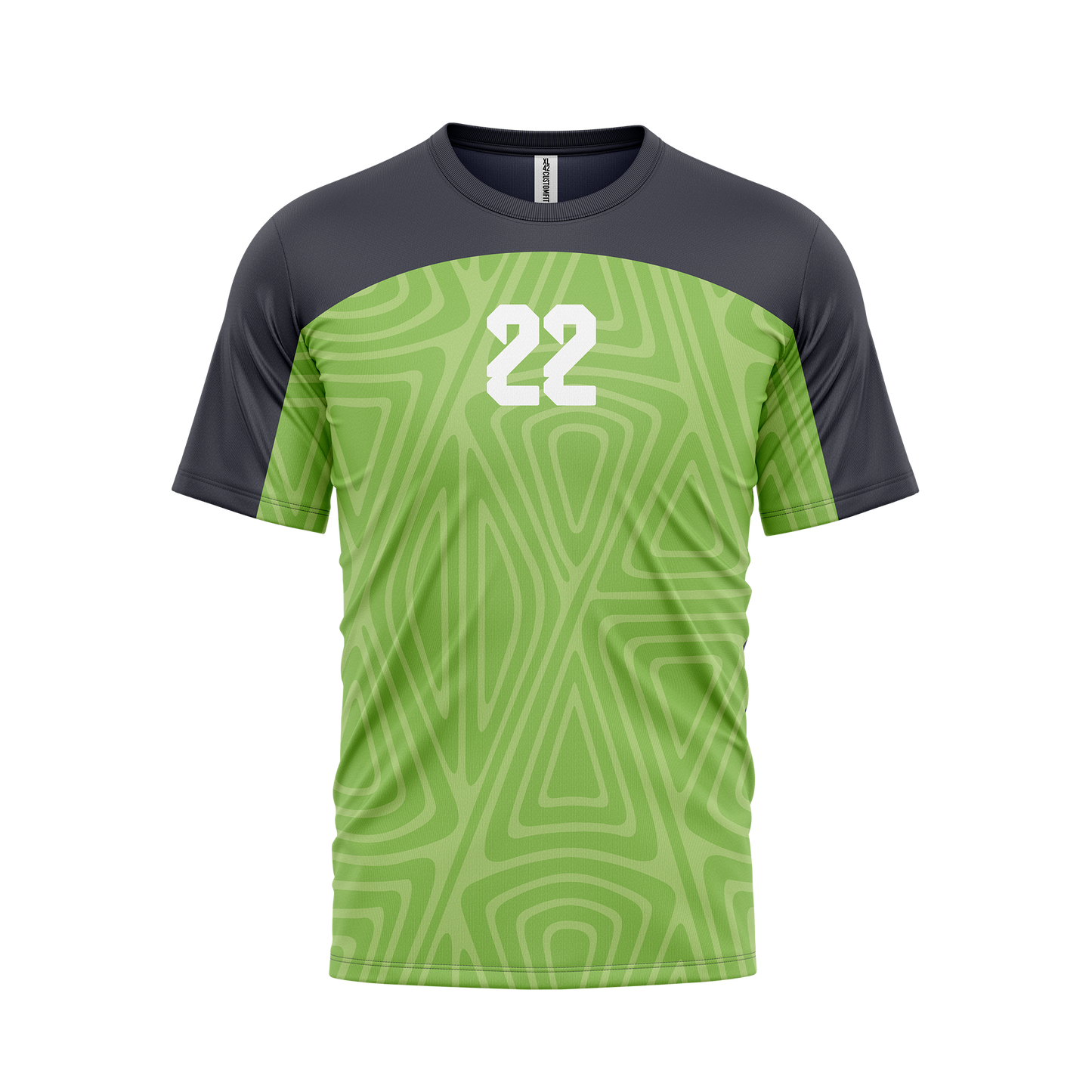 CustomFit Light Green Dry Fit Jersey T-Shirt_Customised