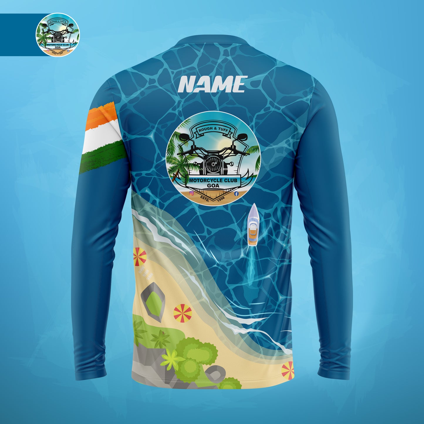 ROUGH & TUFF MOTORCYCLE CLUB GOA (PACK OF 4 JERSEY)