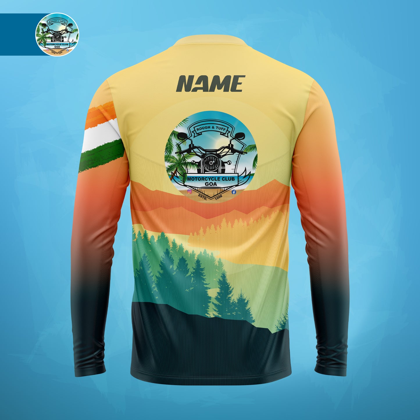 ROUGH & TUFF MOTORCYCLE CLUB GOA (PACK OF 4 JERSEY)