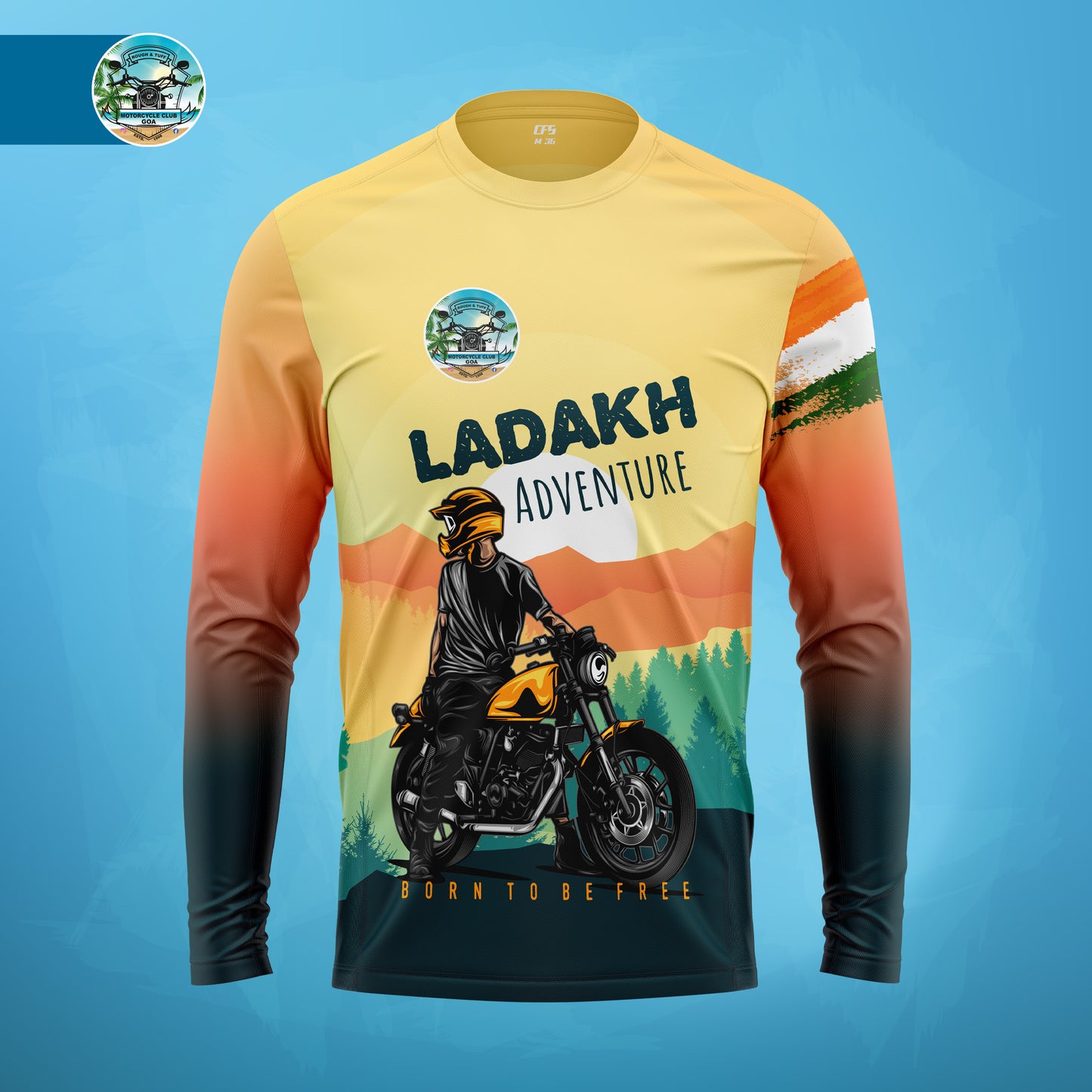 ROUGH & TUFF MOTORCYCLE CLUB GOA (PACK OF 4 JERSEY)