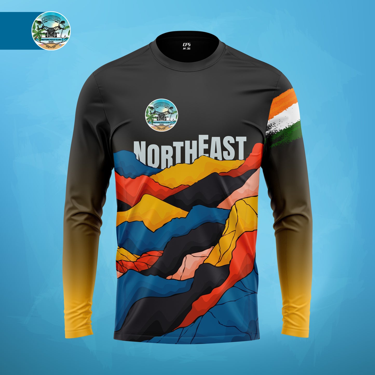 ROUGH & TUFF MOTORCYCLE CLUB GOA (PACK OF 4 JERSEY)