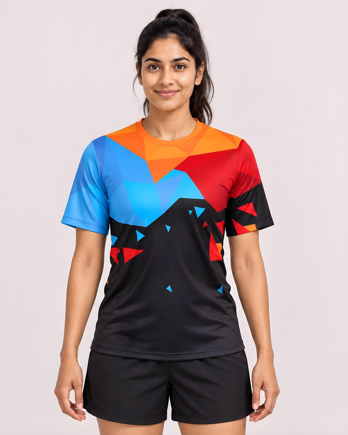 Customfit Prism Motion Women’s Sports Jersey (CFS332)-Customfit Prism Motion Women’s Sports Jersey (CFS332)