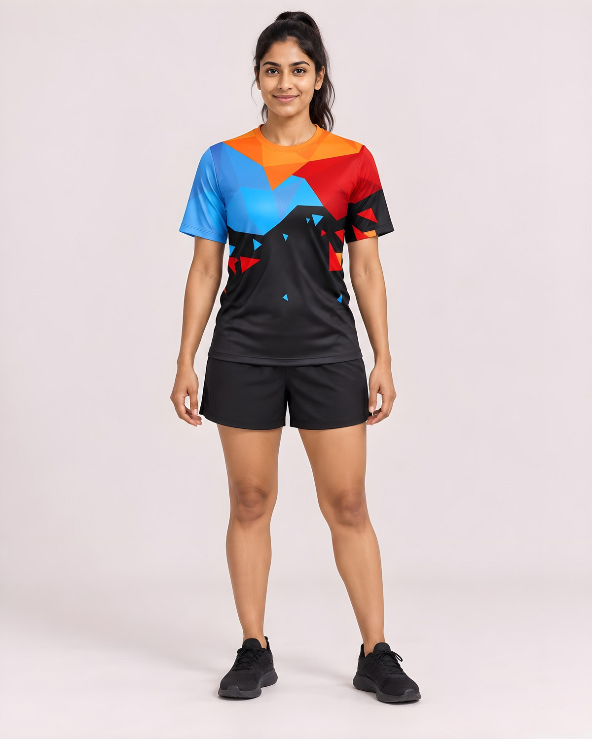 Customfit Prism Motion Women’s Sports Jersey (CFS332)-Customfit Prism Motion Women’s Sports Jersey (CFS332)