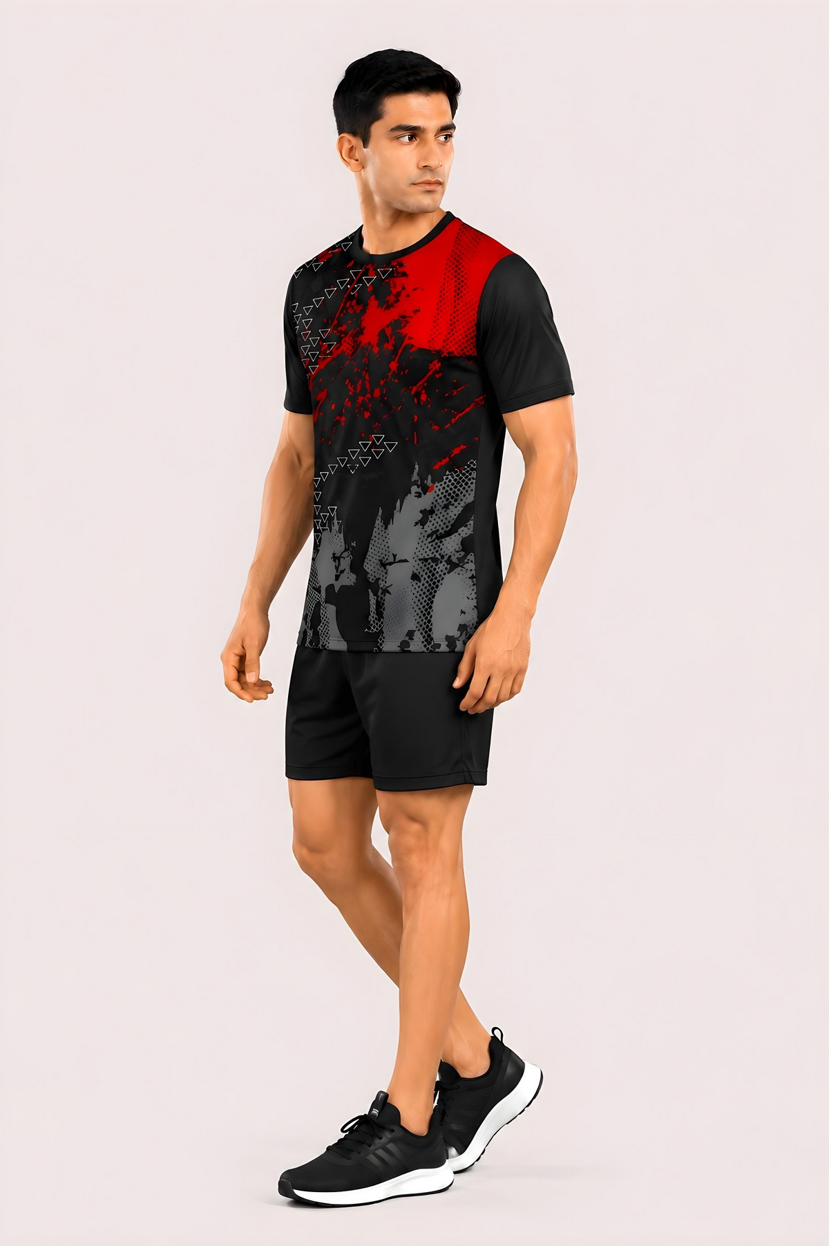 Customfit Crimson Strike Men’s Sports Jersey (CFS561)-Customfit Crimson Strike Men’s Sports Jersey (CFS561)