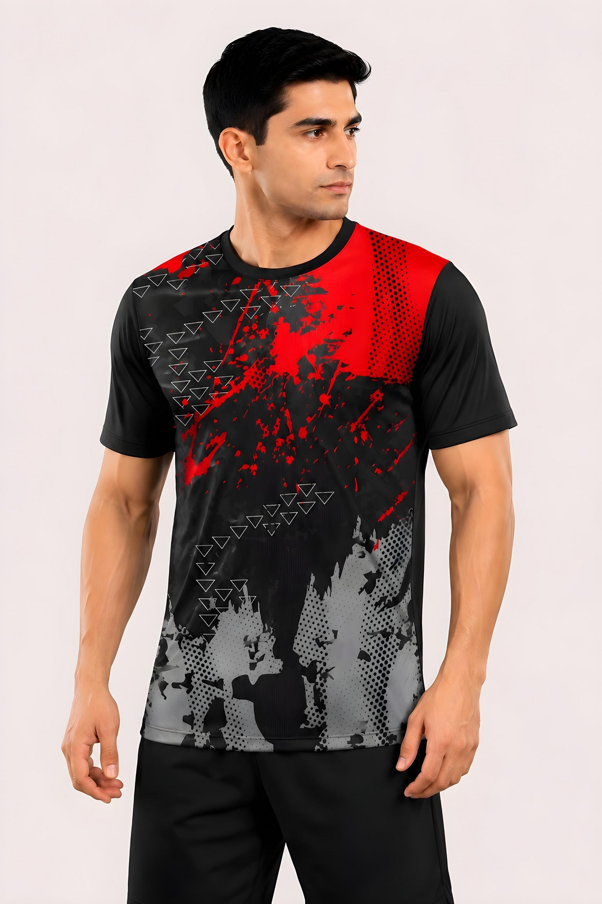Customfit Crimson Strike Men’s Sports Jersey (CFS561)-Customfit Crimson Strike Men’s Sports Jersey (CFS561)