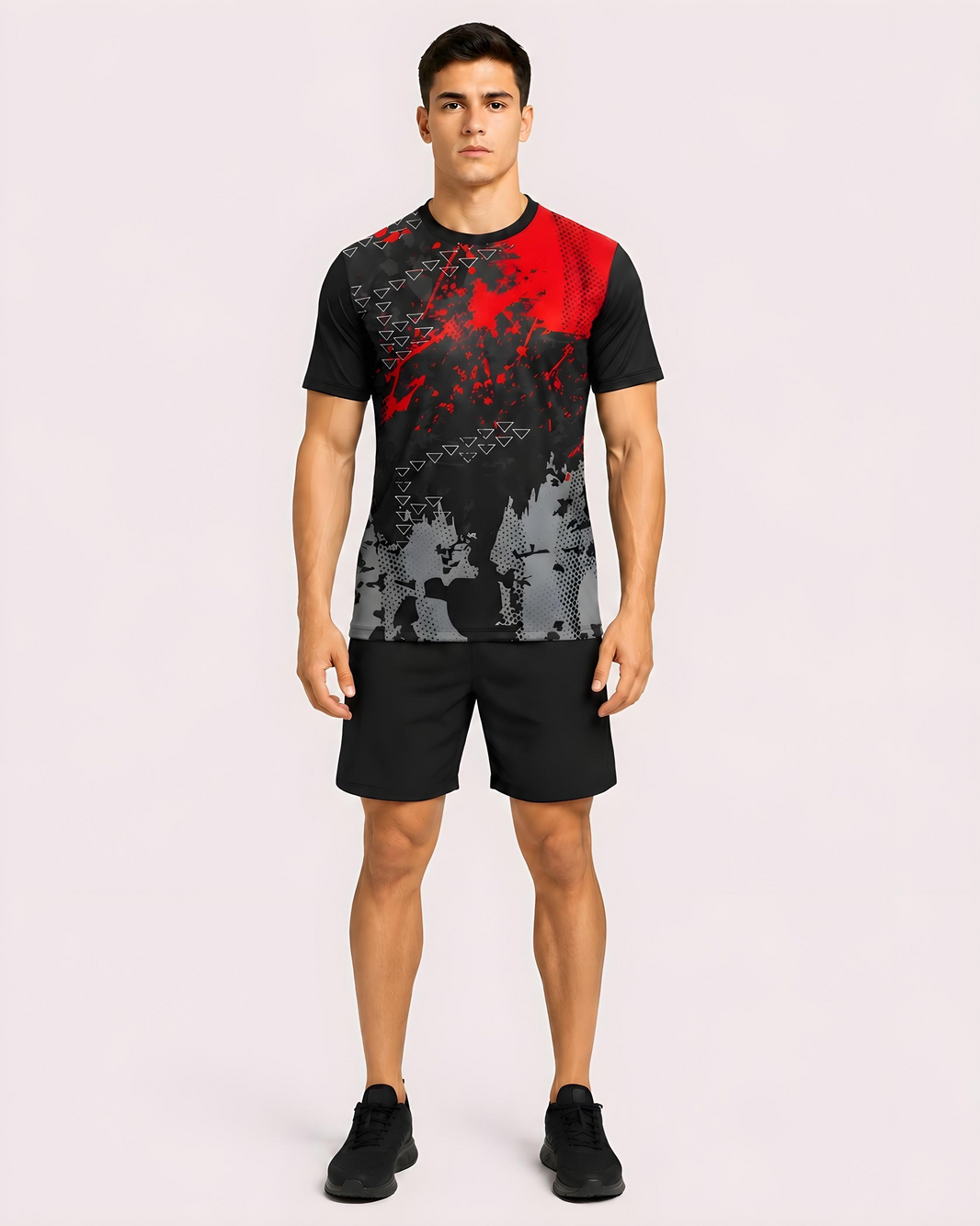 Customfit Crimson Strike Men’s Sports Jersey (CFS561)-Customfit Crimson Strike Men’s Sports Jersey (CFS561)