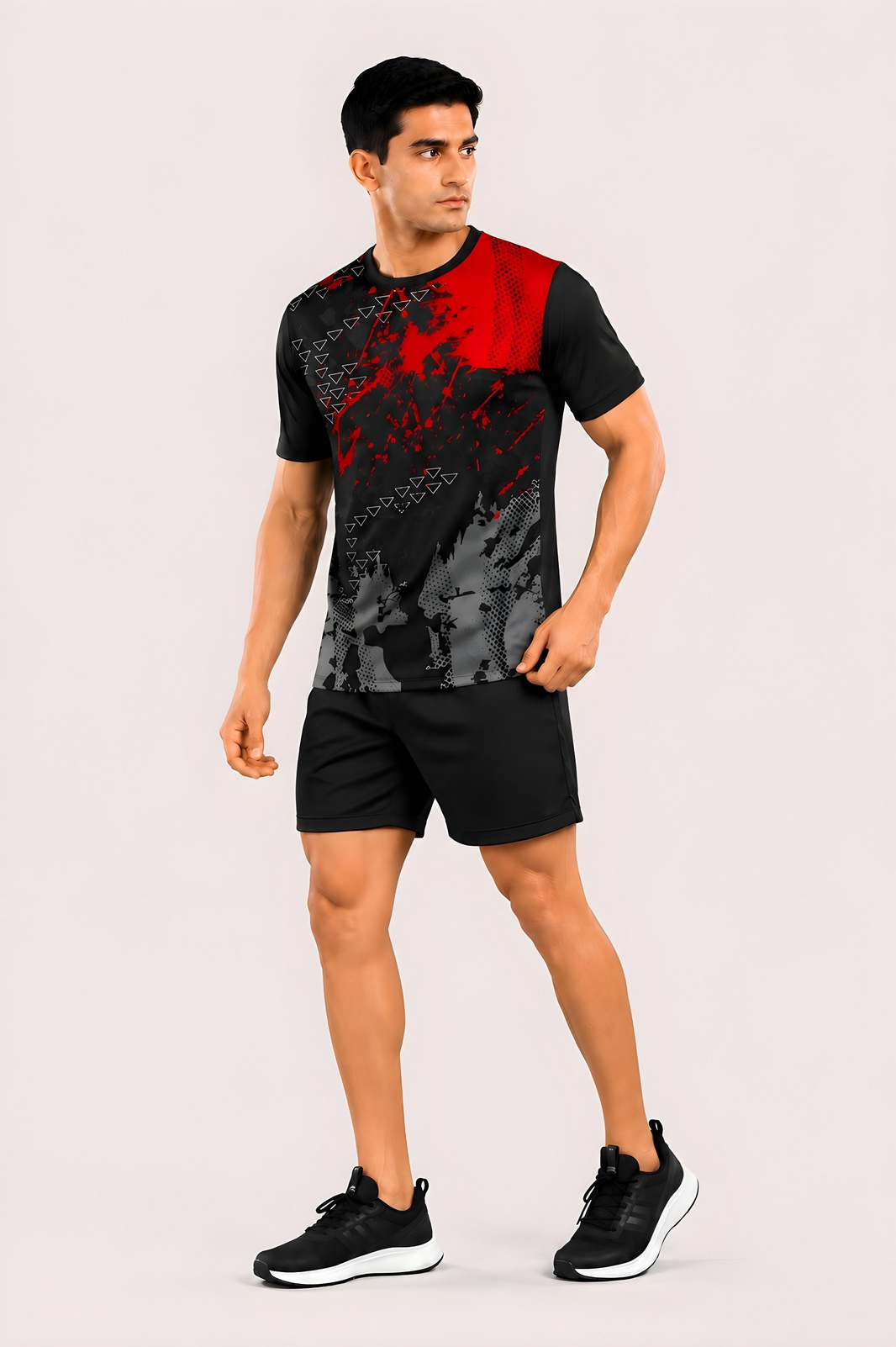 Customfit Crimson Strike Men’s Sports Jersey (CFS561)-Customfit Crimson Strike Men’s Sports Jersey (CFS561)