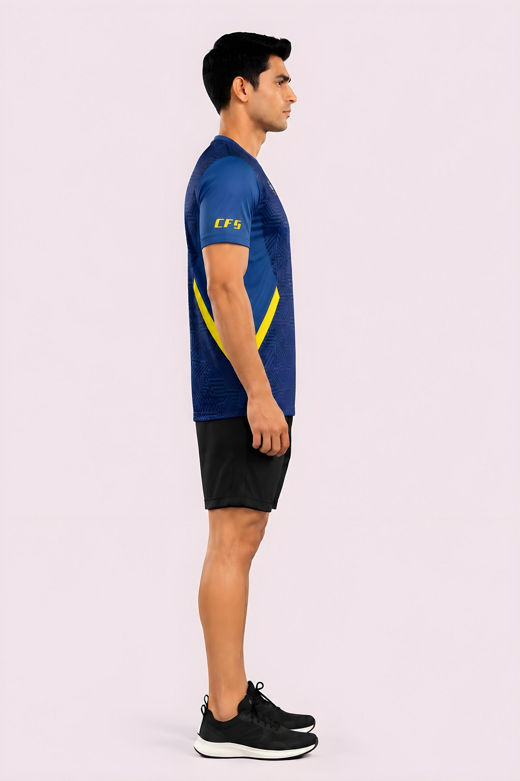 Customfit Cobalt Pulse Active Jersey (CFS308)-Customfit Cobalt Pulse Active Jersey (CFS308)